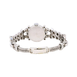 Montre Art Deco or blanc platine diamants - Castafiore