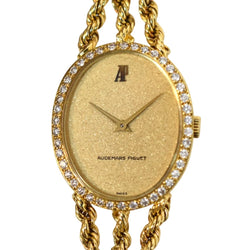 Montre AUDEMARS PIGUET "Classique" en or jaune et diamants - Castafiore