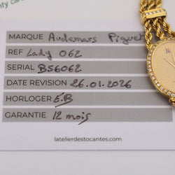 Montre AUDEMARS PIGUET "Classique" en or jaune et diamants - Castafiore