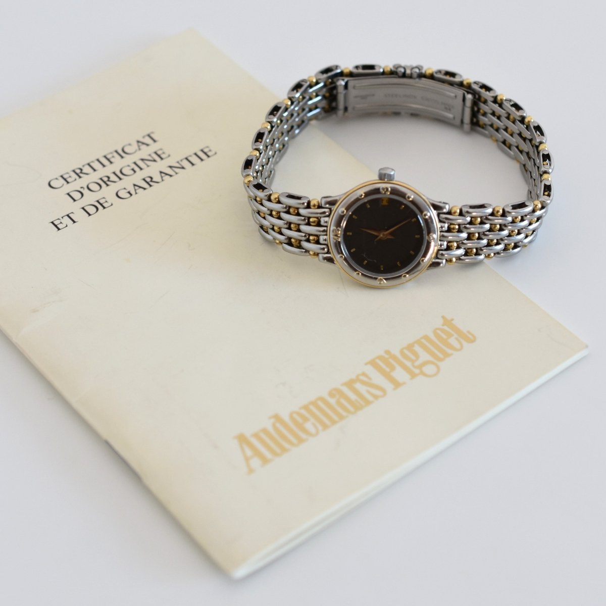 Montre AUDEMARS PIGUET "Meridian" en or jaune et acier - Castafiore