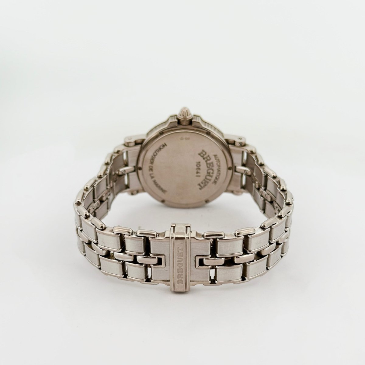 Montre Automatique BREGUET "Marine" en or blanc et acier - Castafiore