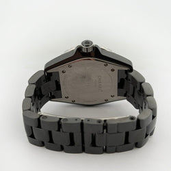 Montre Automatique CHANEL "J12" en céramique noire et rubis - Castafiore