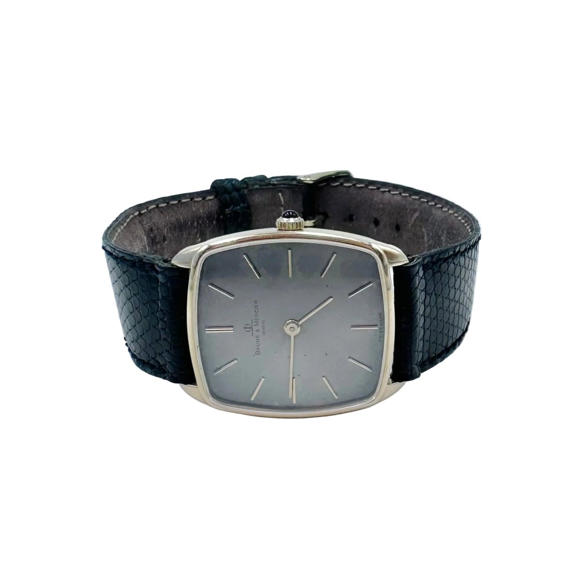 Montre BAUME & MERCIER en or jaune et cuir - Castafiore