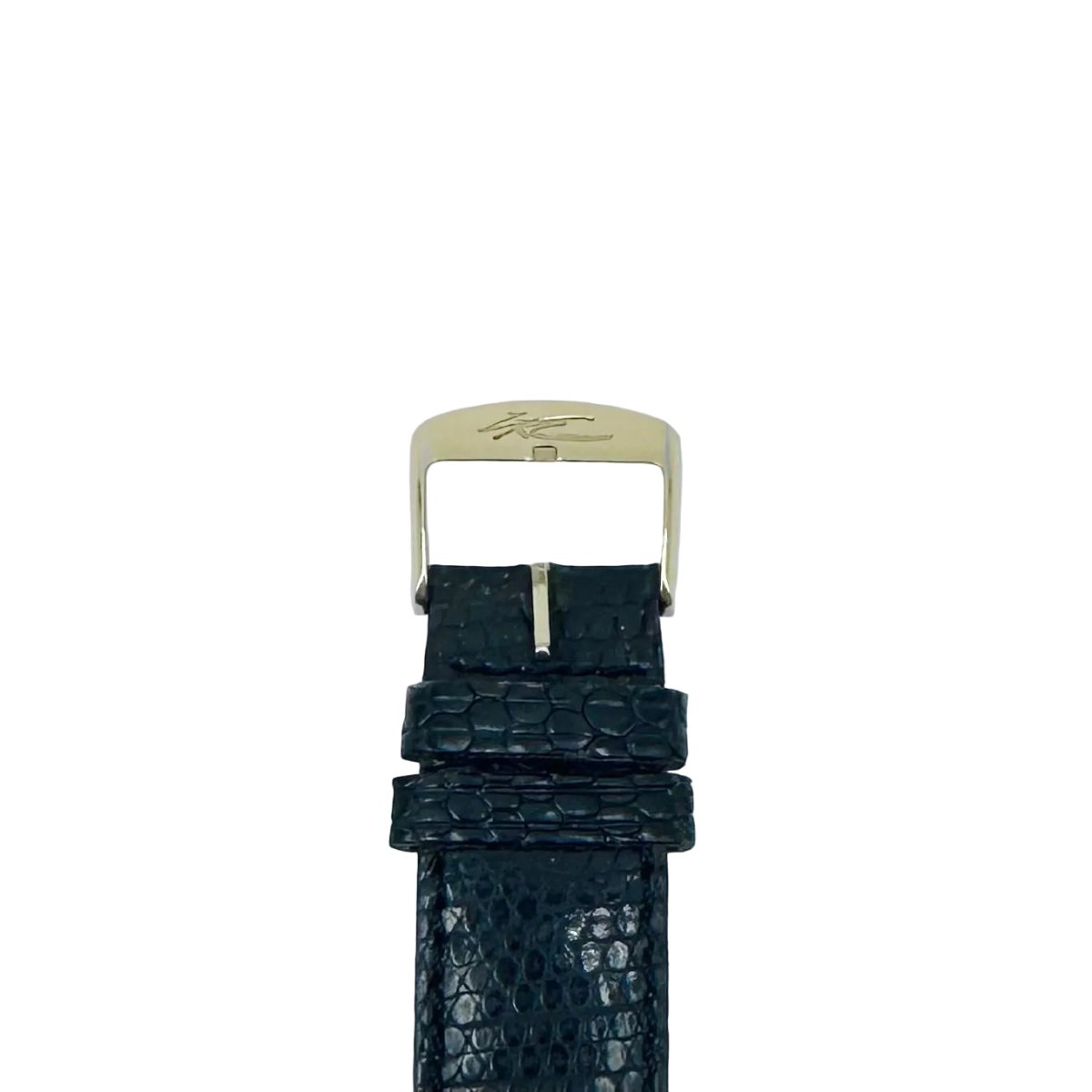 Montre BAUME & MERCIER en or jaune et cuir - Castafiore