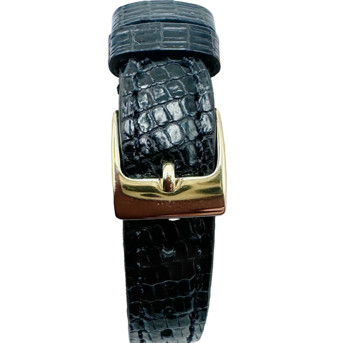 Montre BAUME & MERCIER en or jaune et cuir - Castafiore