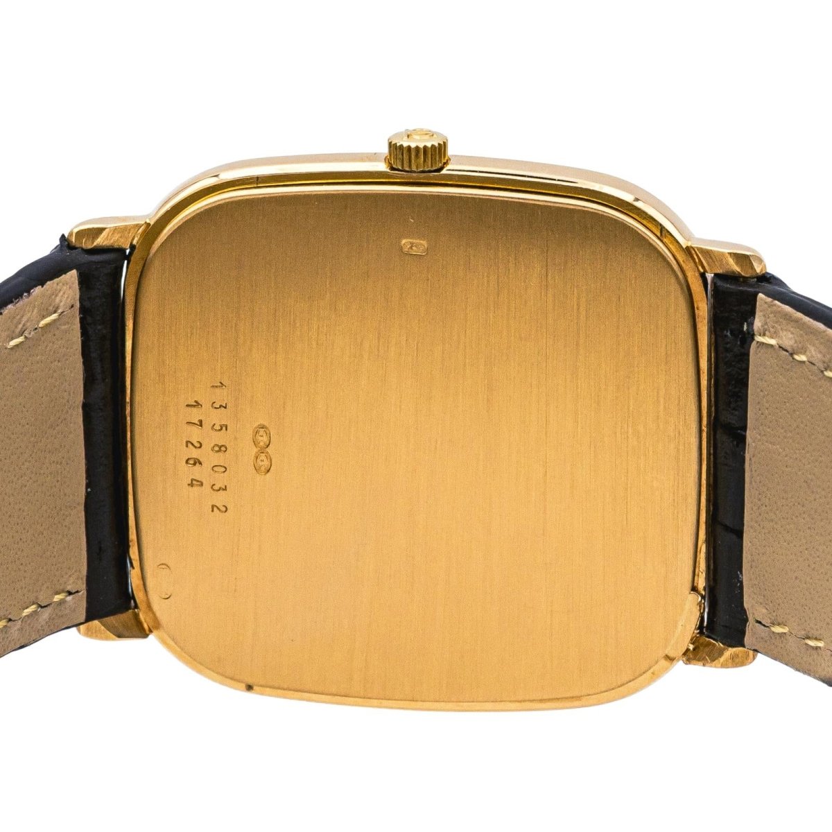 Montre BAUME & MERCIER en or jaune, quartz et cuir - Castafiore