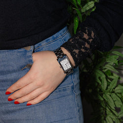 Montre BAUME & MERCIER "Hampton" en acier et quartz - Castafiore