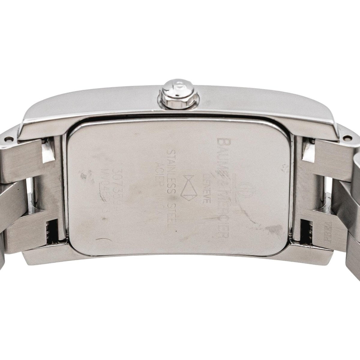 Montre BAUME & MERCIER "Hampton" en acier et quartz - Castafiore