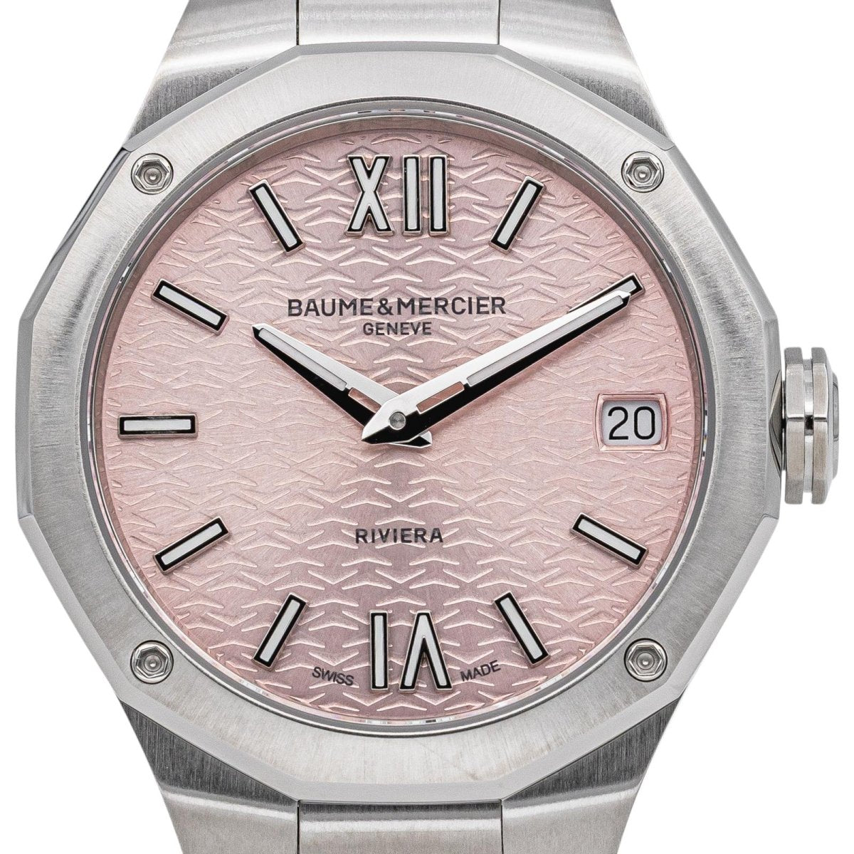 Montre BAUME & MERCIER "Riviera" en acier - Castafiore