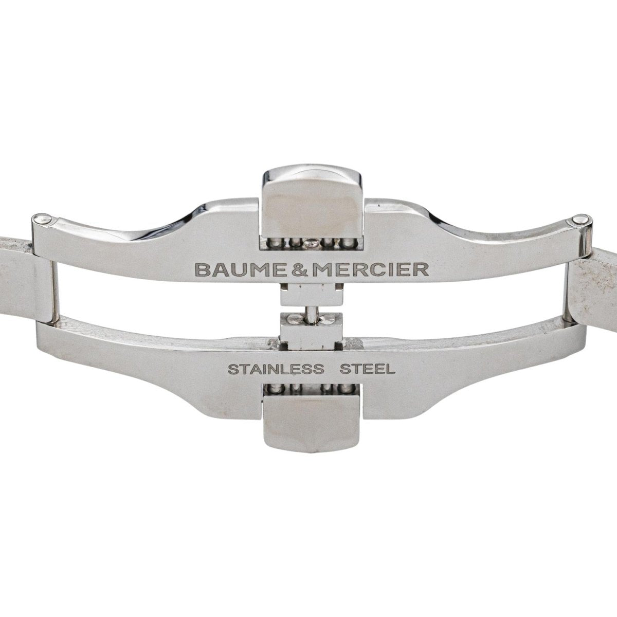 Montre BAUME & MERCIER "Riviera" en acier et caoutchouc - Castafiore