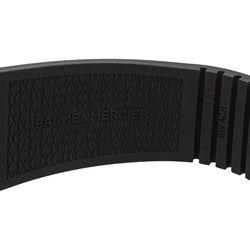 Montre BAUME & MERCIER "Riviera" en acier et caoutchouc - Castafiore