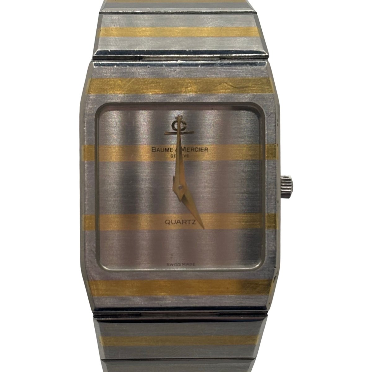 Montre BAUME & MERCIER "Zebra" en or jaune, acier et quartz - Castafiore