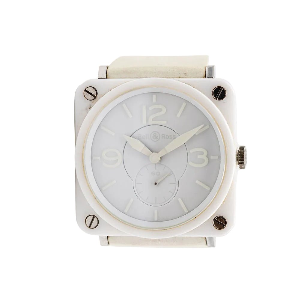 Montre BELL & ROSS "BR - S Phantom Ceramic" en céramique, acier et caoutchouc - Castafiore