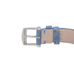 Montre BLANCPAIN "Villeret" en acier, saphir et cuir - Castafiore