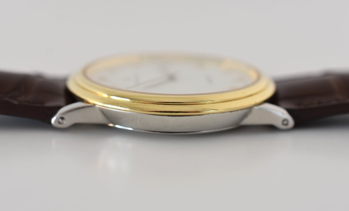 Montre BLANCPAIN Villeret Réf. 0095-1318, en acier et or jaune Cal. 9513 Automatique, vers 1990. - Castafiore
