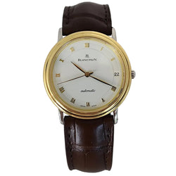 Montre BLANCPAIN Villeret Réf. 0095-1318, en acier et or jaune Cal. 9513 Automatique, vers 1990. - Castafiore
