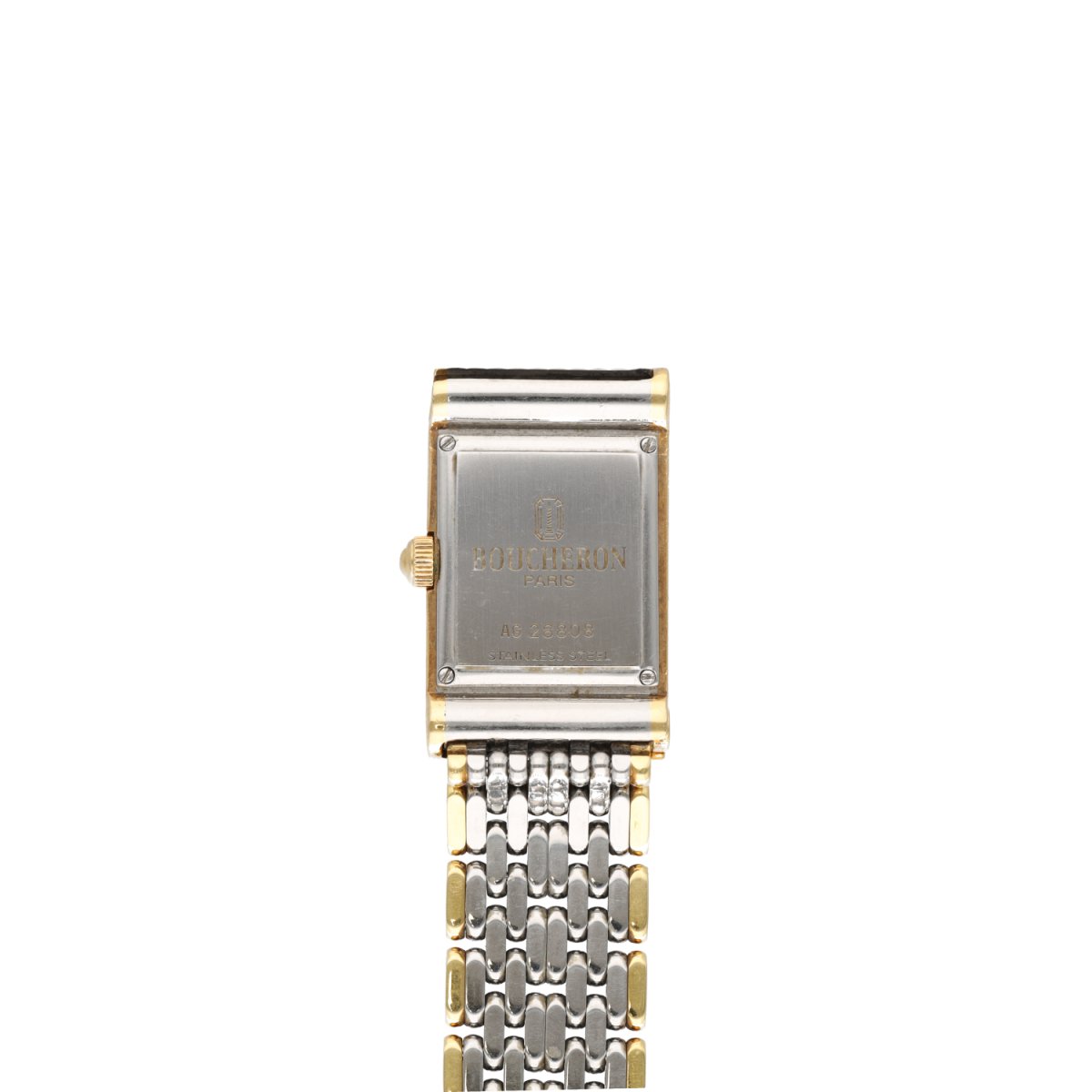 Montre BOUCHERON "Reflet de dame" en or jaune et acier - Castafiore