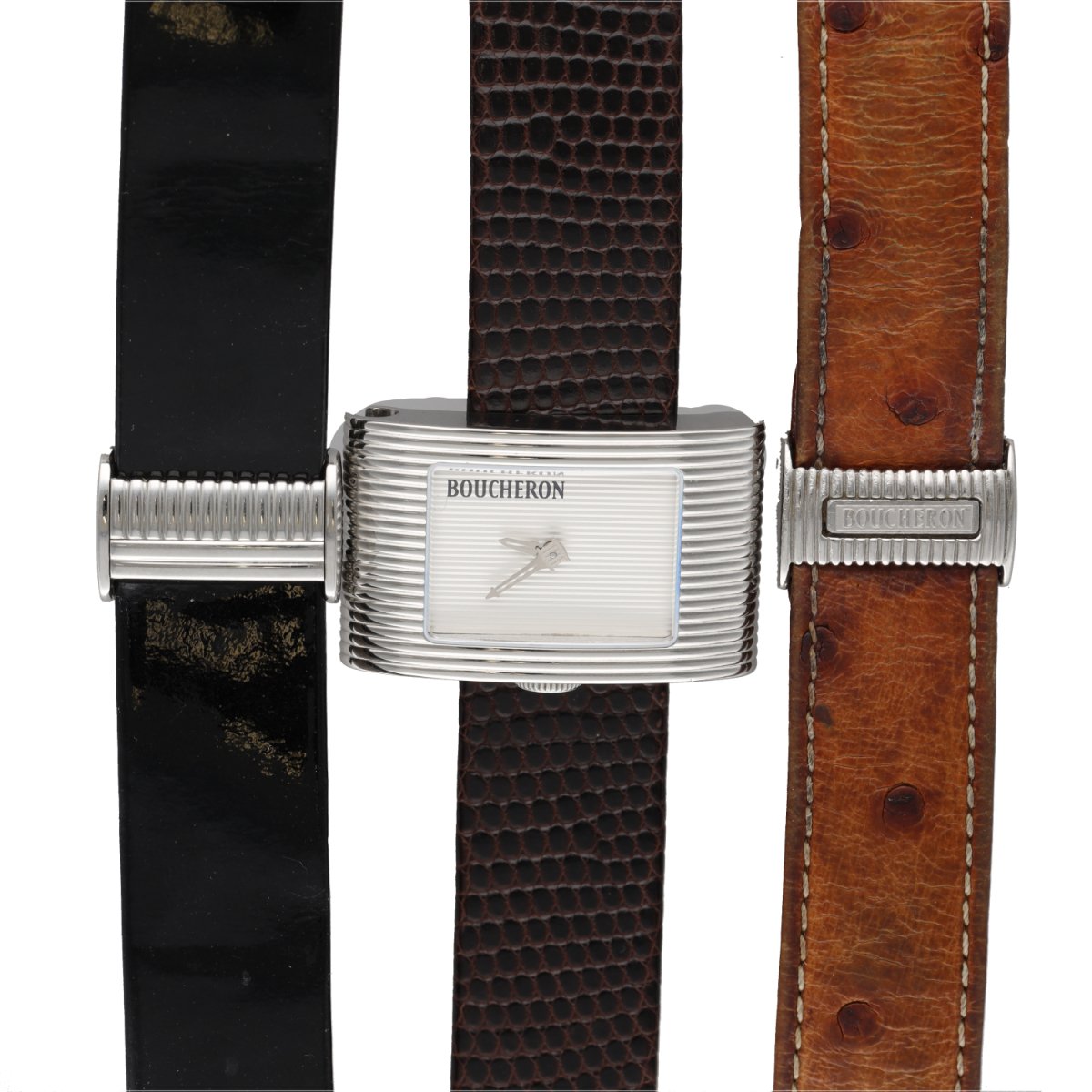 Watch Boucheron Reflet Grand Modèle - Steel - Quartz - 34 x 21 mm - 2008