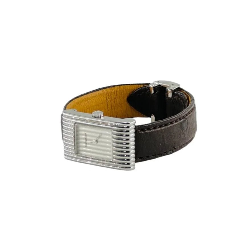 Montre BOUCHERON "Reflet" en acier et cuir - Castafiore