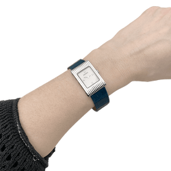 Montre BOUCHERON "Reflet" en acier et cuir - Castafiore