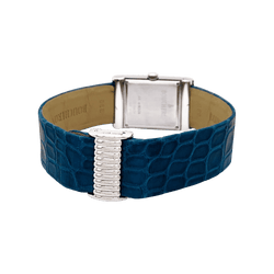 Montre BOUCHERON "Reflet" en acier et cuir - Castafiore