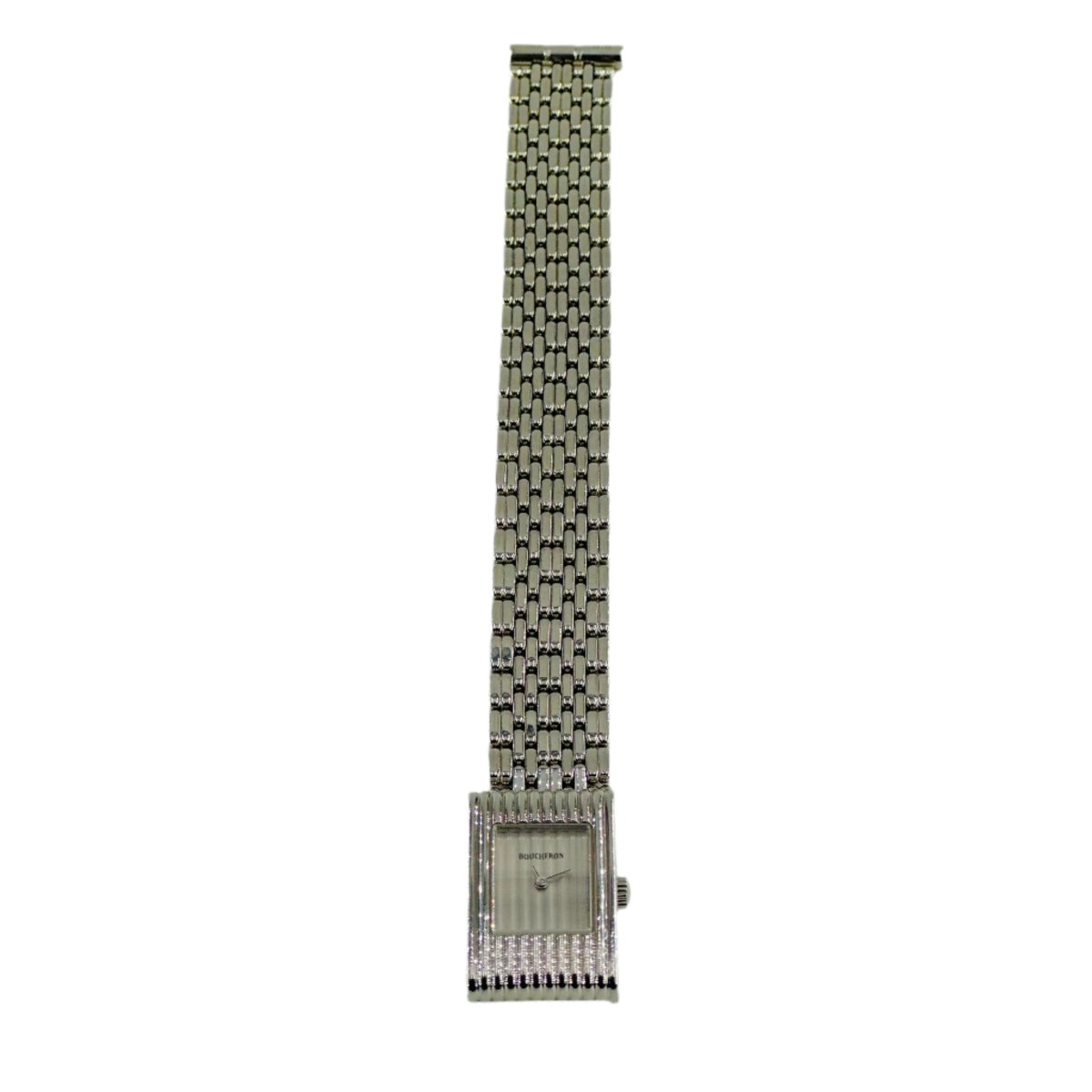 Montre BOUCHERON "Reflet" en acier et cuir - Castafiore