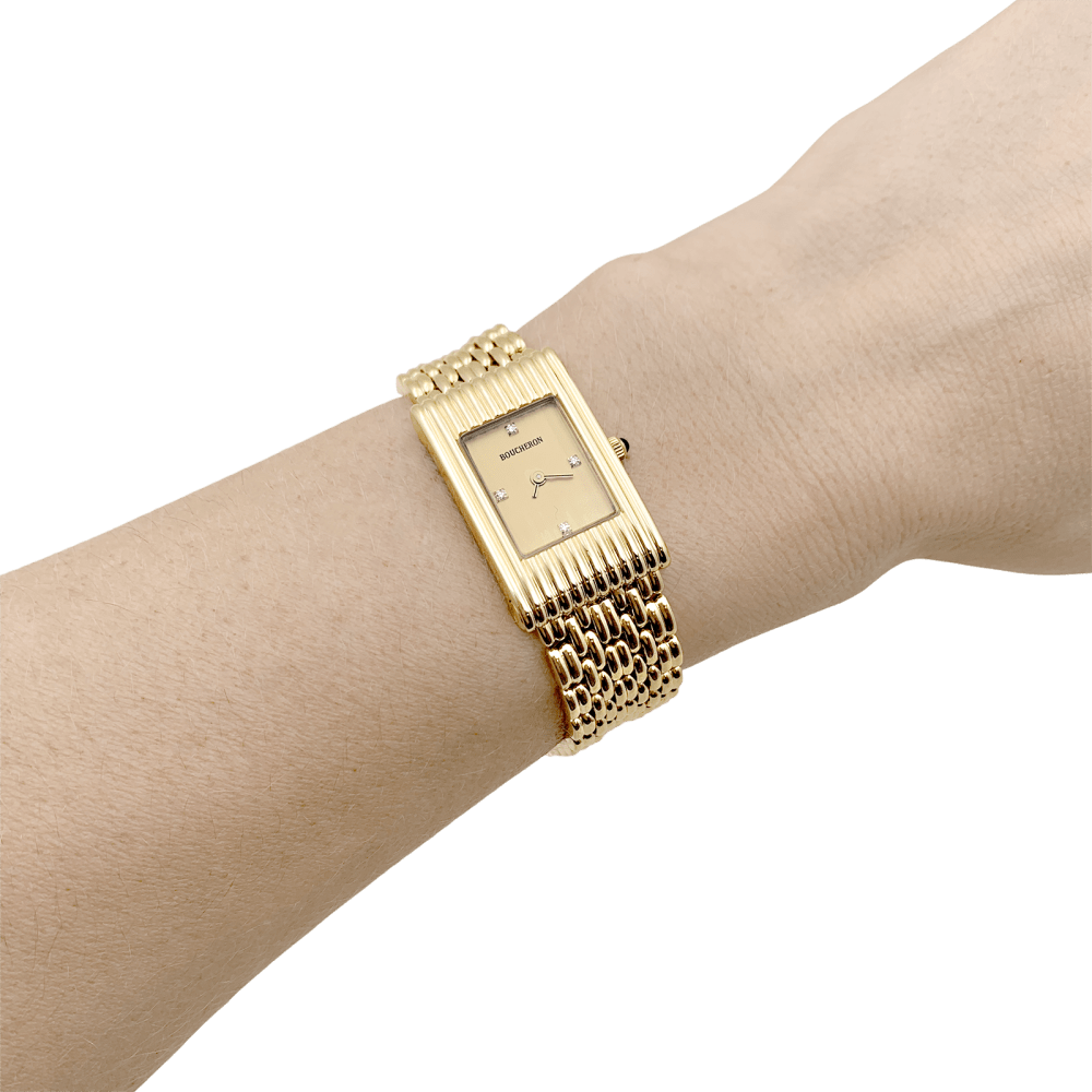 Montre BOUCHERON "Reflet" en or jaune - Castafiore