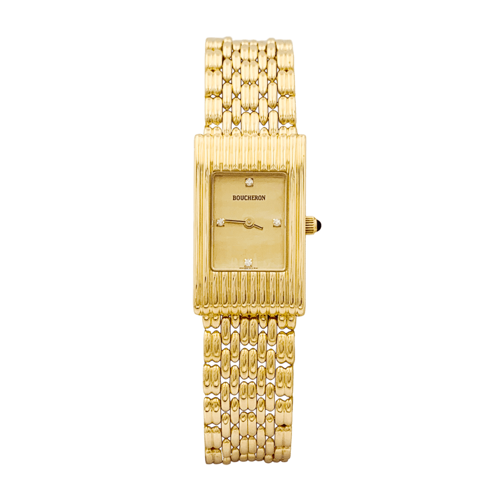 Montre BOUCHERON "Reflet" en or jaune - Castafiore