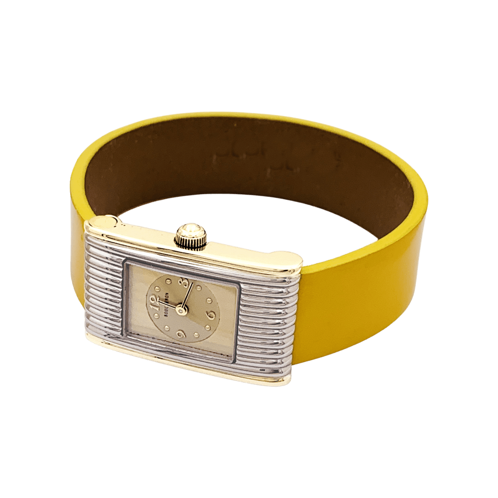 Watch Boucheron, "Reflet", gold and silver steel.