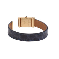 Montre BOUCHERON "Reflet" en or jaune, cuir et quartz - Castafiore