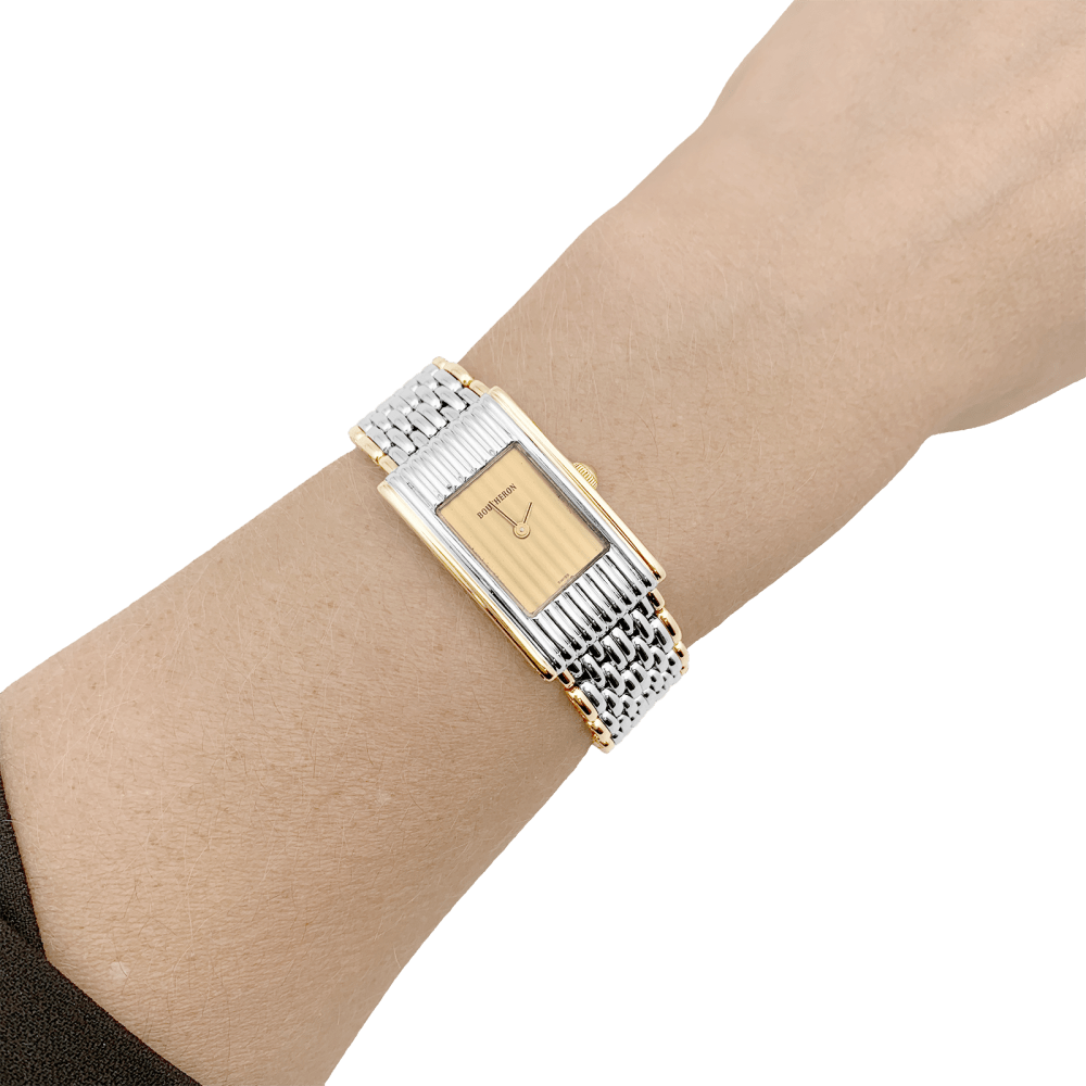 Montre BOUCHERON "Reflet" en or jaune et acier - Castafiore