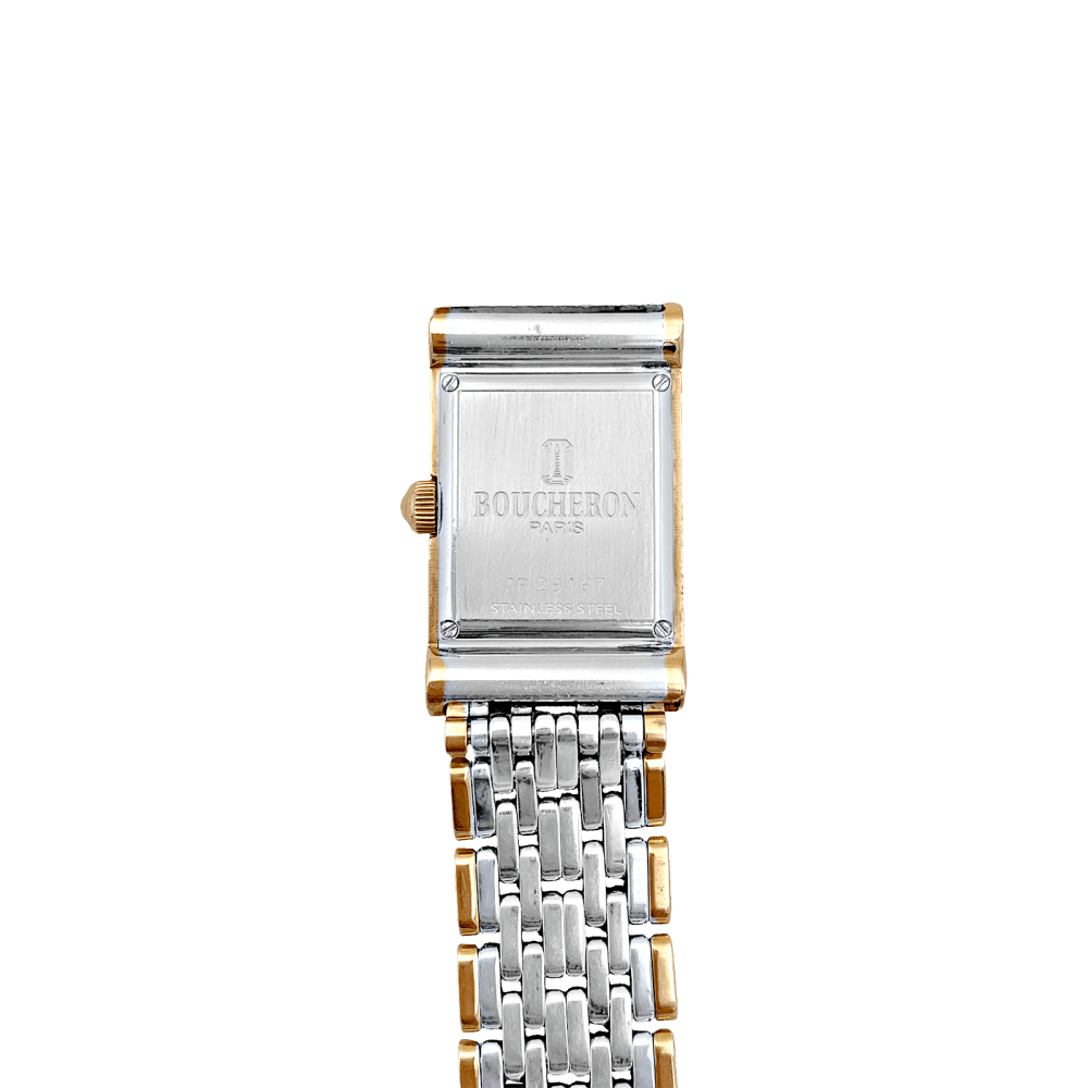 Montre BOUCHERON "Reflet" en or jaune et acier - Castafiore