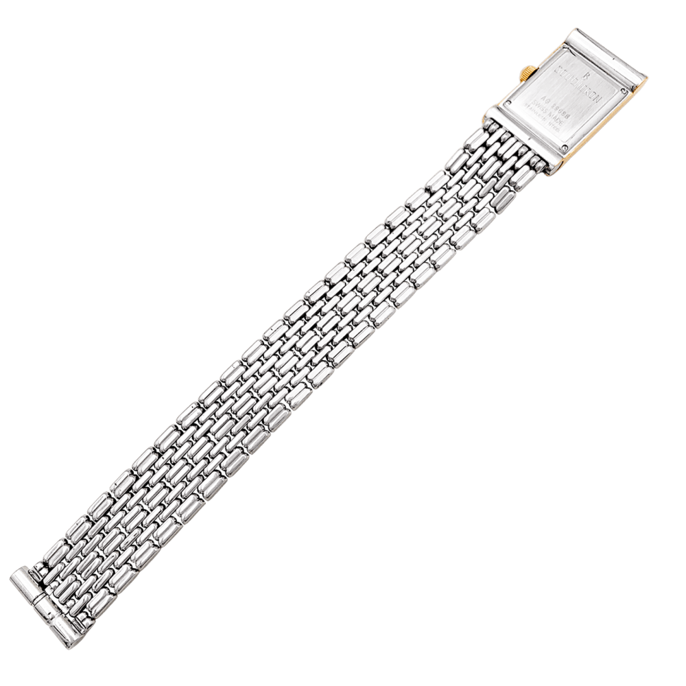 Watch Boucheron, "Reflet", steel and yellow gold.