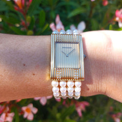 Montre BOUCHERON "Reflet" en or jaune et diamants - Castafiore