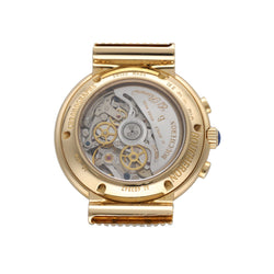 Montre BOUCHERON "Solis" en or jaune et cuir - Castafiore