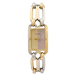 Montre Boucheron vintage, deux ors. - Castafiore