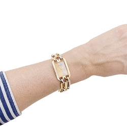 Montre Boucheron vintage, deux ors. - Castafiore