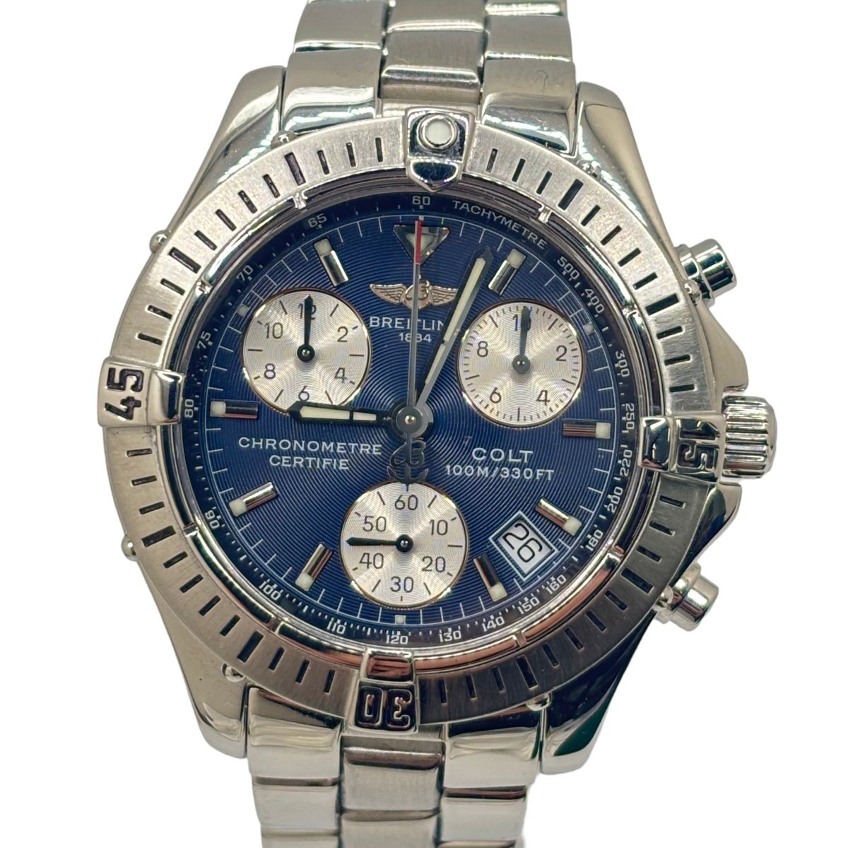 Montre BREITLING "Colt Chronograph" en acier - Castafiore