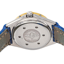 Montre BREITLING "J-Class" en acier et cuir - Castafiore