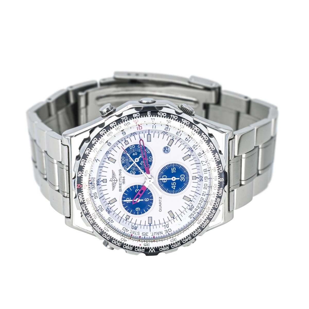 Montre BREITLING "Jupiter Pilot" en acier et quartz - Castafiore