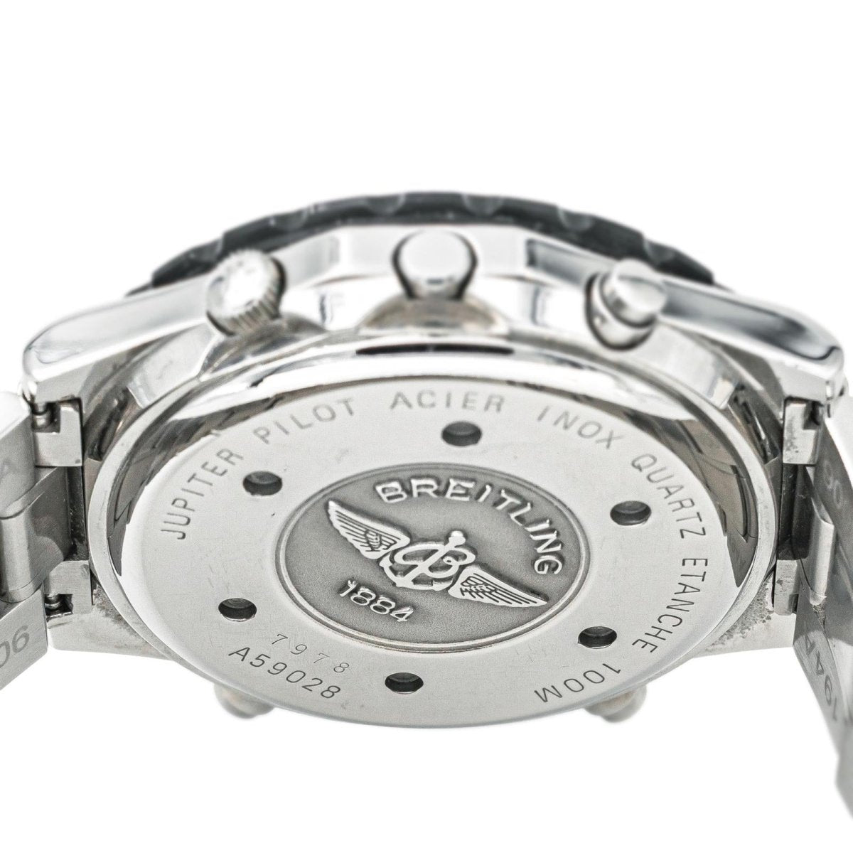 Montre BREITLING "Jupiter Pilot" en acier et quartz - Castafiore