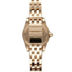 Montre BREITLING "Lady Galactic" en or rose, nacre, quartz et diamant - Castafiore