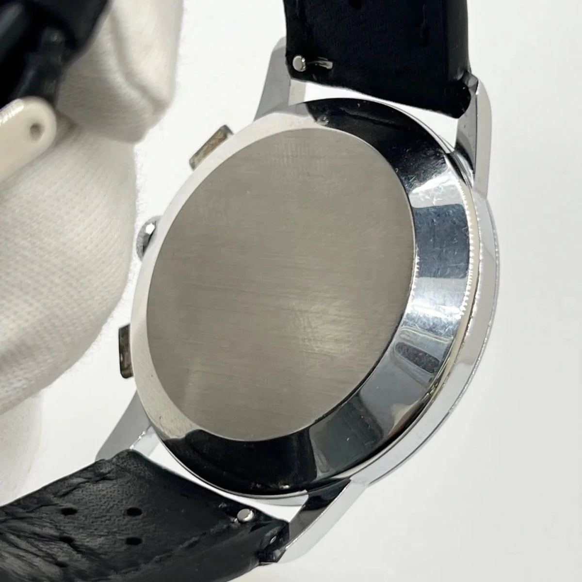 Montre BREITLING "Premier Chronograph" en acier inoxydable et cuir - Castafiore