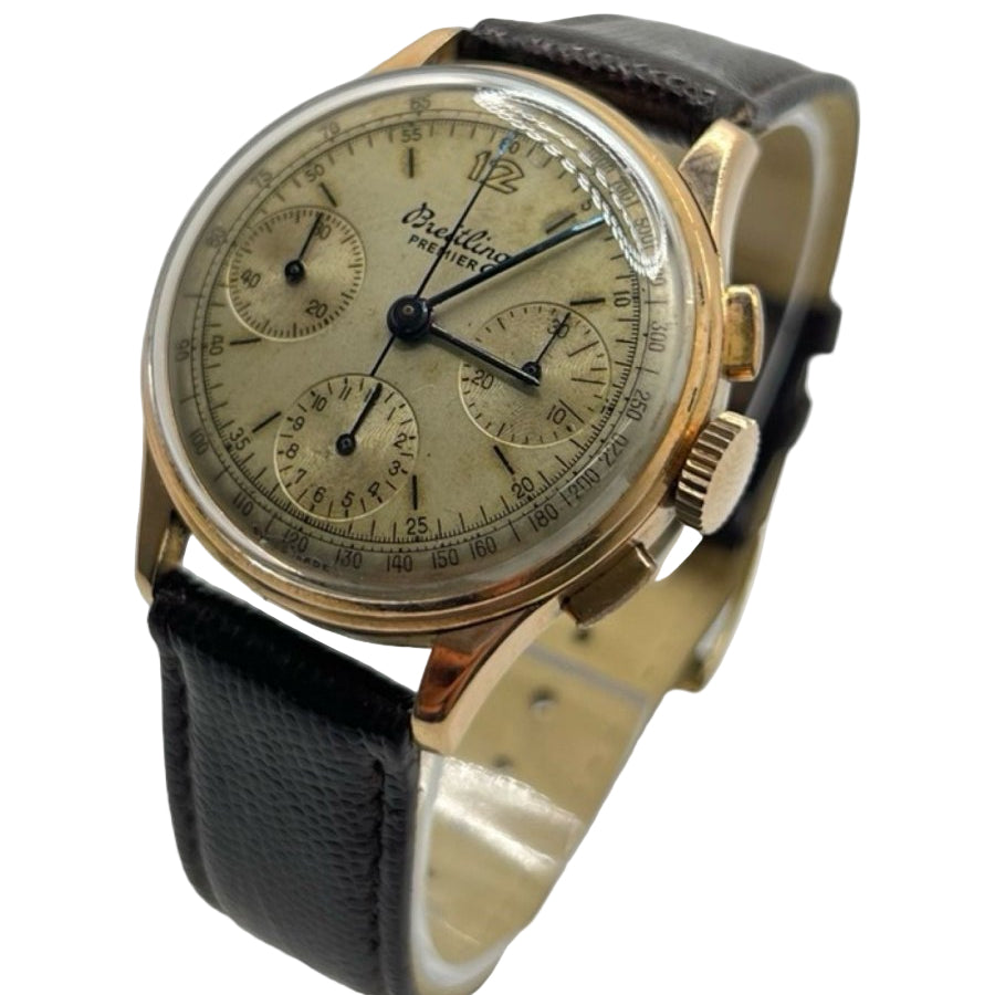 Montre BREITLING Premier en or rose - Castafiore