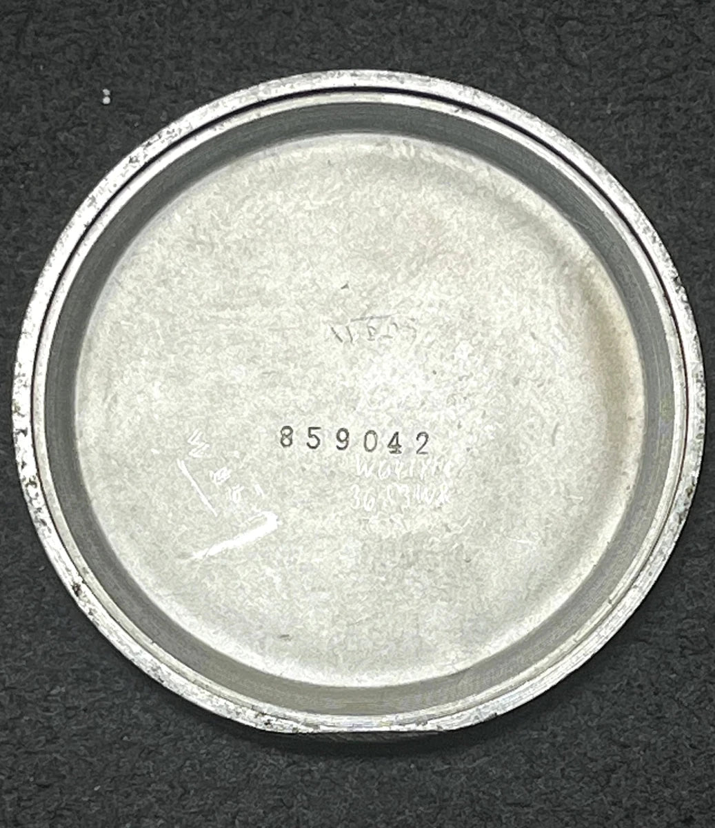 Montre BREITLING Réf. 4002, en plaqué or et acier - Cadran bicolore, Venus 227, Vers 1956. - Castafiore