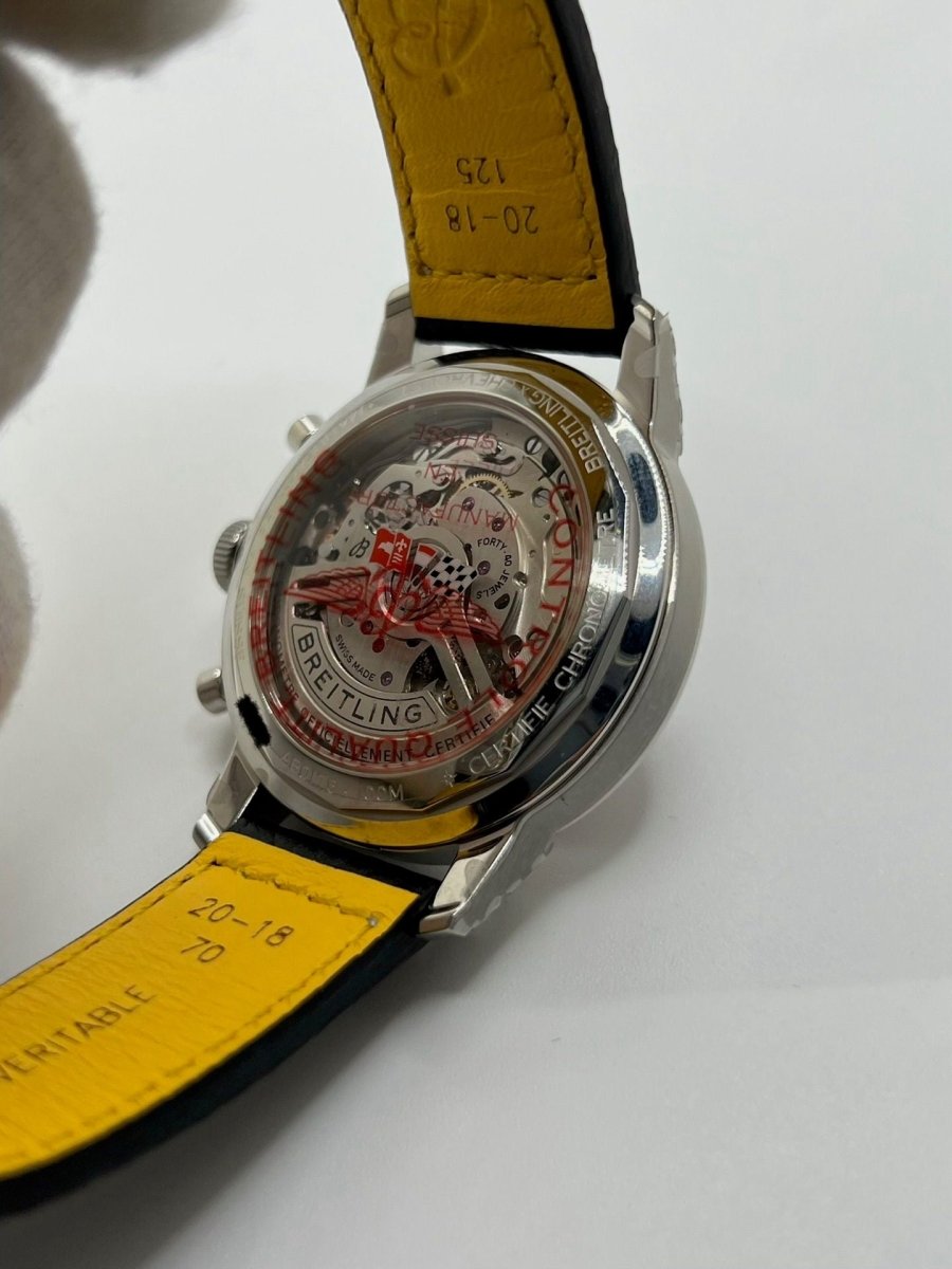 Montre BREITLING Top Time B01 Chevrolet Corvette en acier et cuir - Castafiore