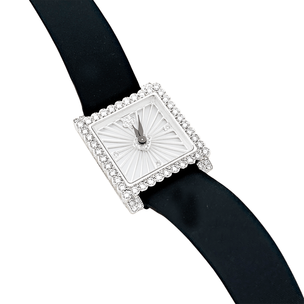 Watch BuccelIati, "Venuschron", white gold, diamonds.