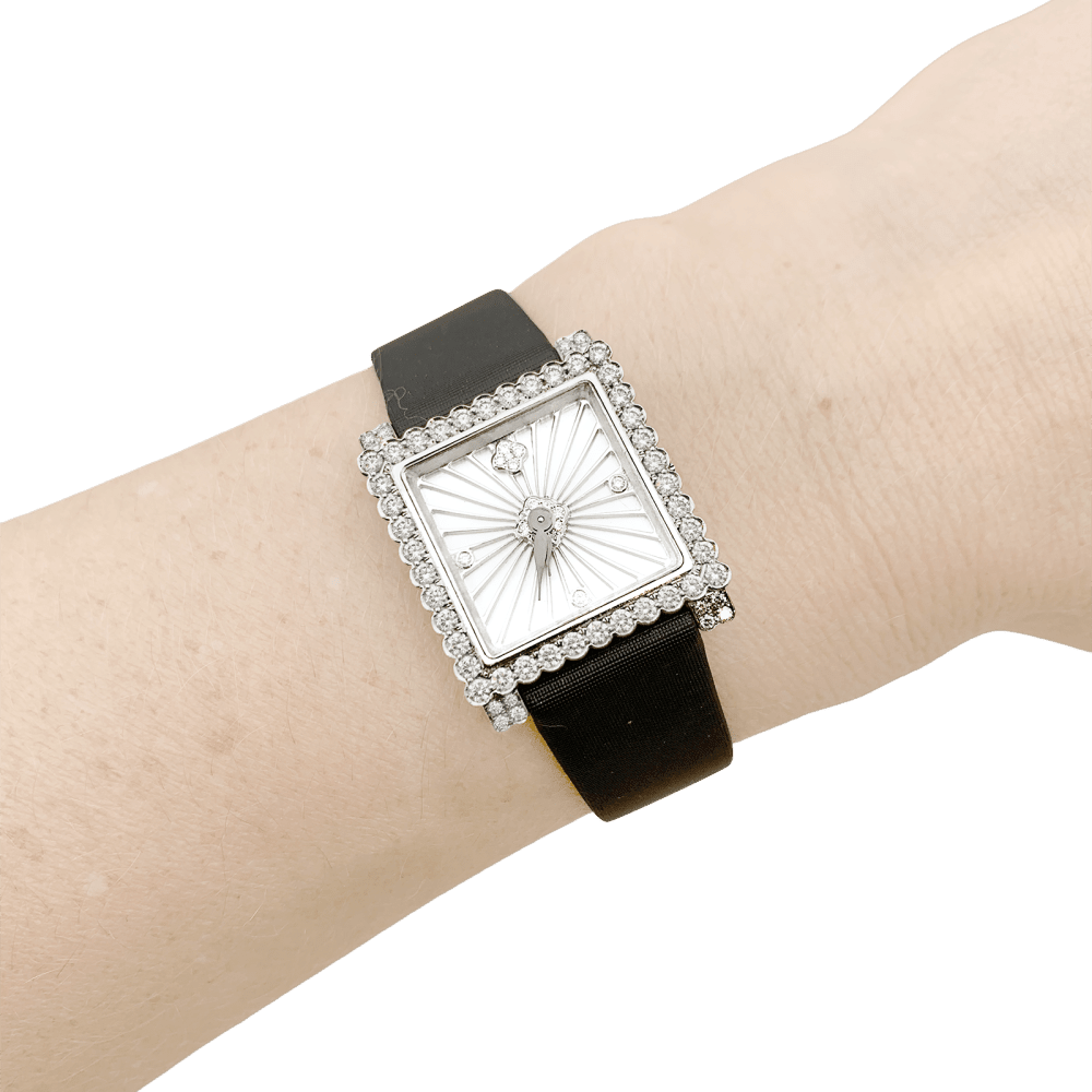 Watch BuccelIati, "Venuschron", white gold, diamonds.