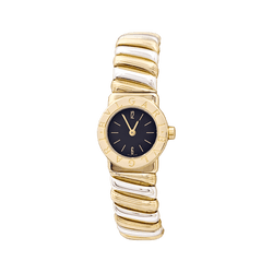 Montre BULGARI "BB 19 2T", en or jaune et blanc - Castafiore