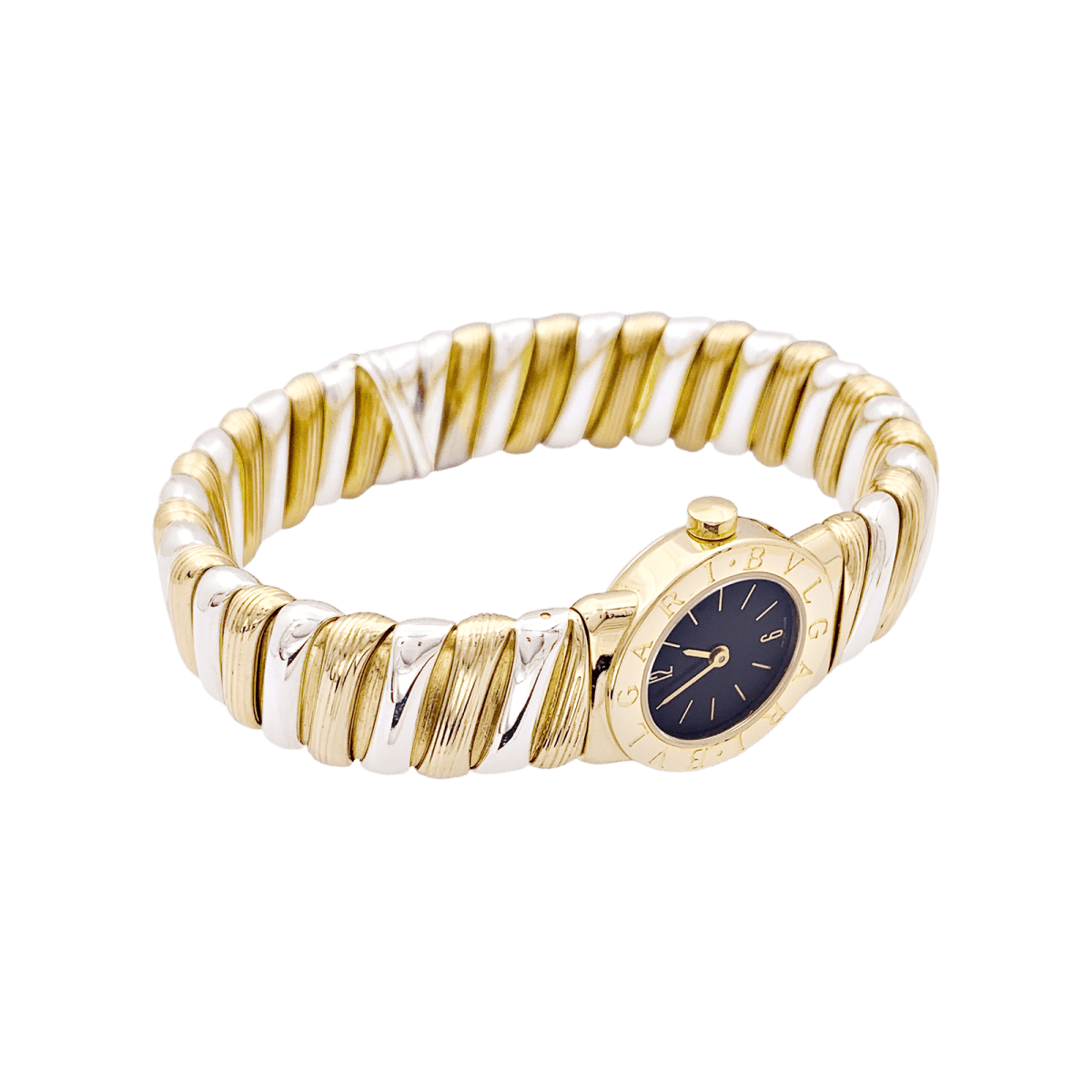 Montre BULGARI "BB 19 2T", en or jaune et blanc - Castafiore